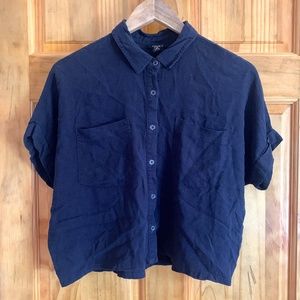 Forever 21 Button Down T-Shirt